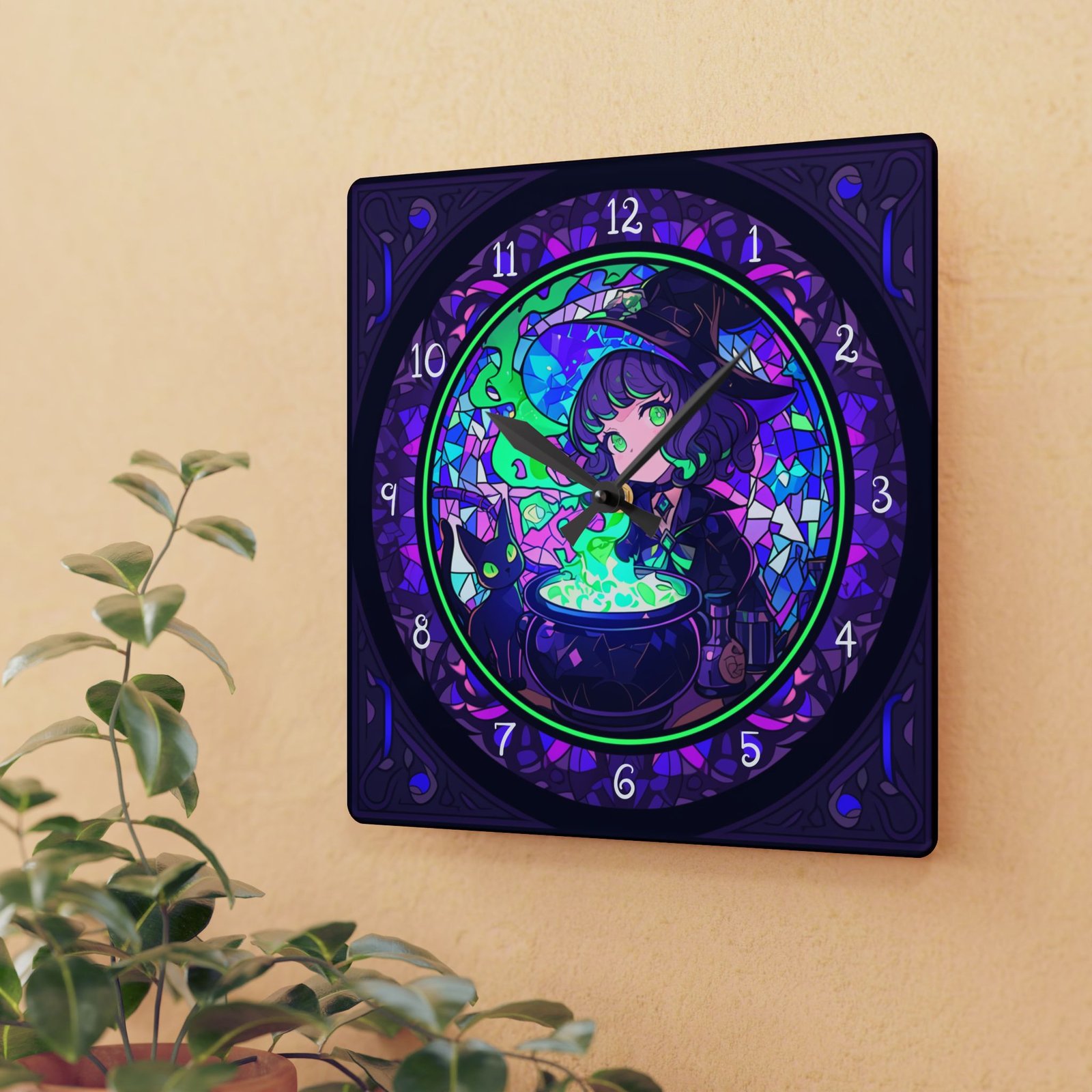 Witch Wall Clock Img